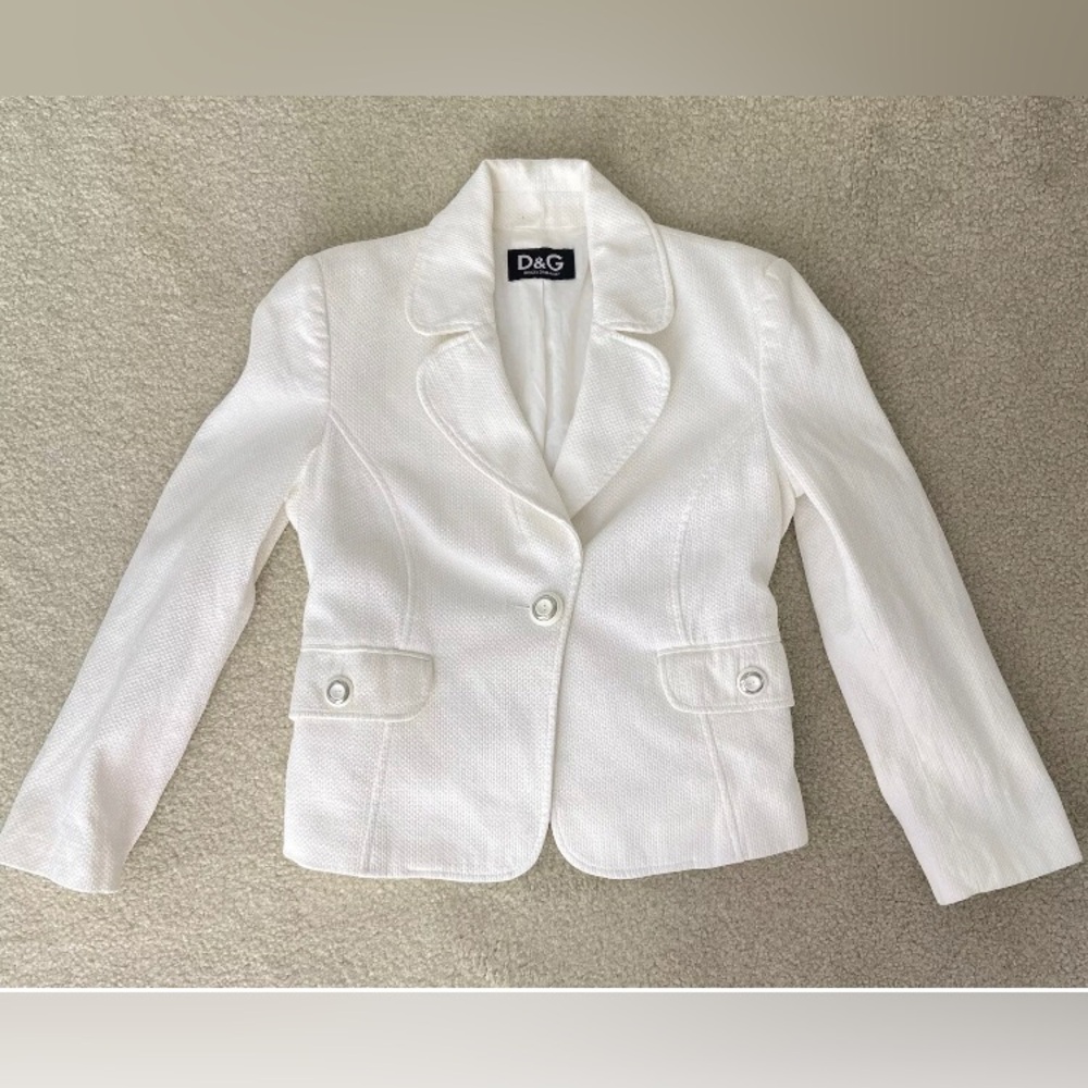 Dolce & Gabbana White Blazer